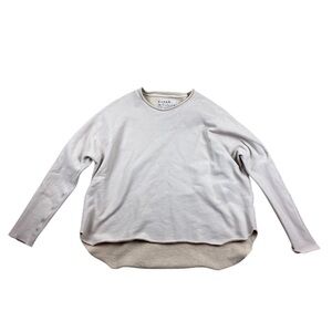 Frank & Eileen Anna Capelet Sweater Womens Small Beige Long Sleeve Sweatshirt